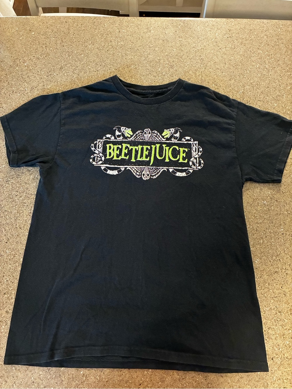 Beetlejuice Graphic Short Sleeve Tee - Black